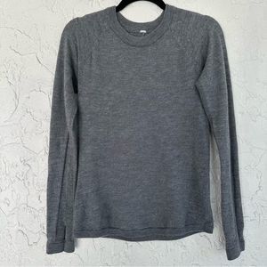 LULULEMON Sit In Lotus Sweater Merino Wool Womens Size 4